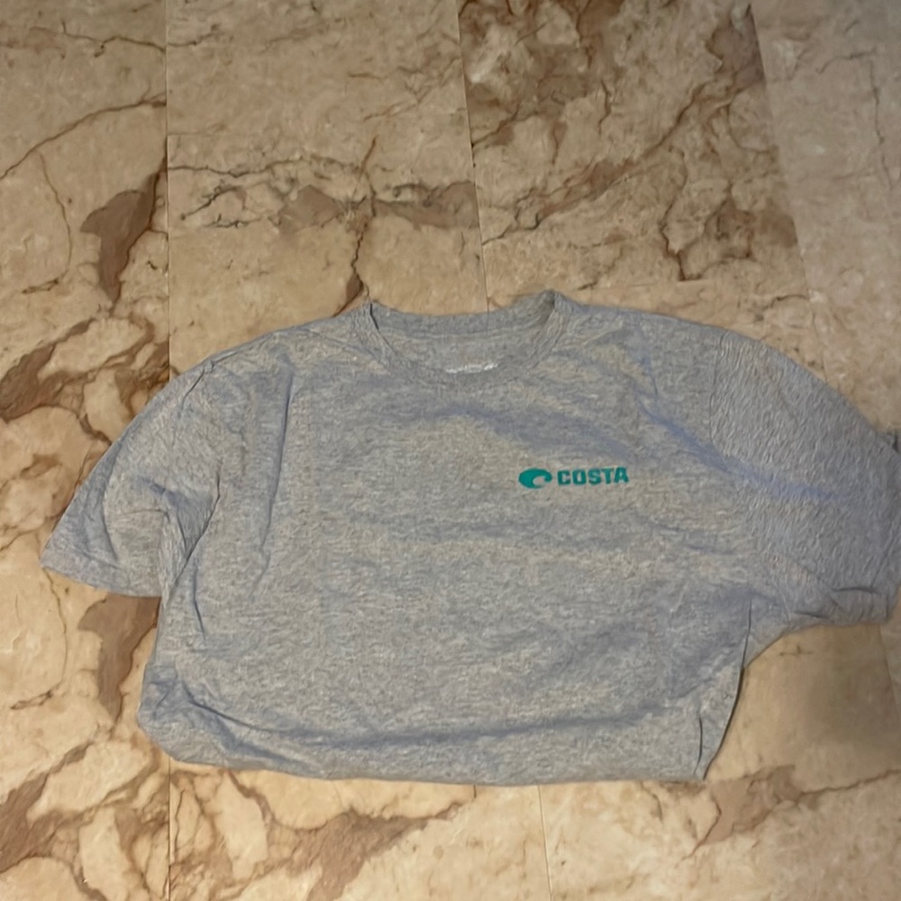 Men’s Costa Grey Fishing T-Shirt